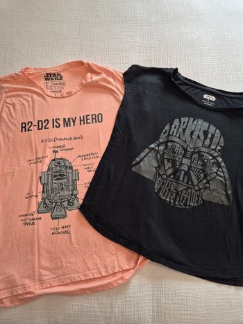 Lot de 2 tee-shirts Star Wars Undiz femme taille L
