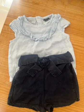 Jolie ensemble chemise short