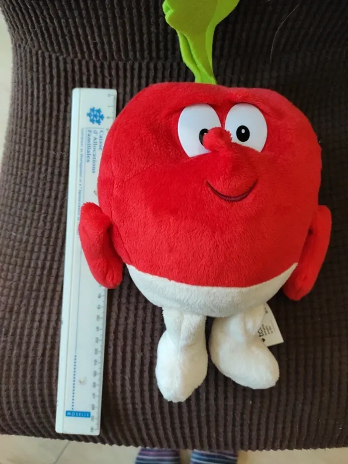 Peluche radis neuve - photo numéro 3