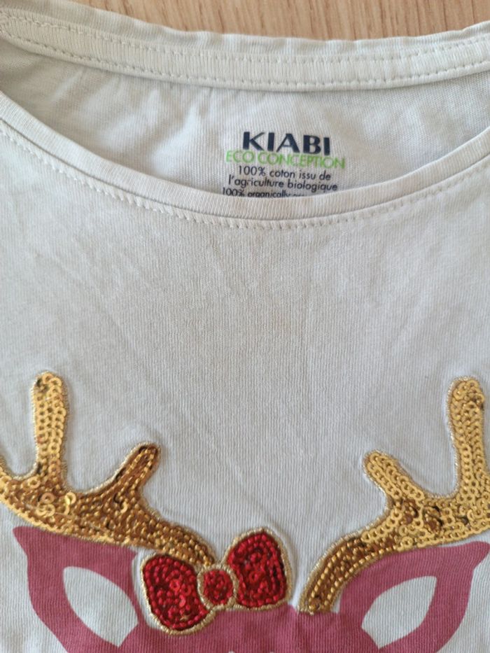 T-shirt manches longues Noël 5 ans - photo numéro 6