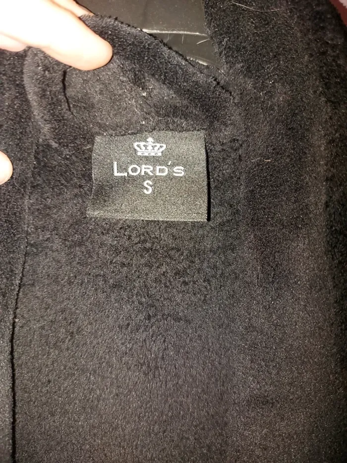 Robe de chambre noire - photo numéro 3