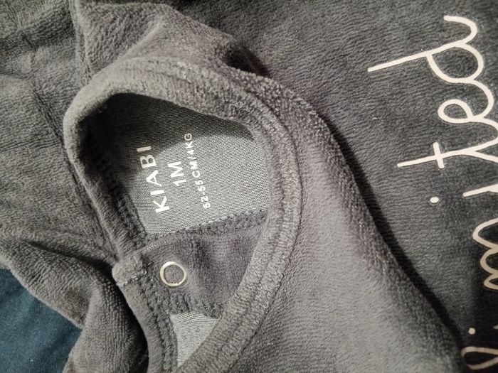 Pyjama gris "limited édition" _ 1 mois - photo numéro 3
