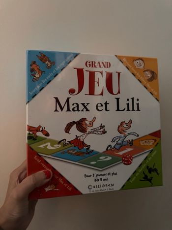 Grand jeu Max et Lili neuf sous blister .