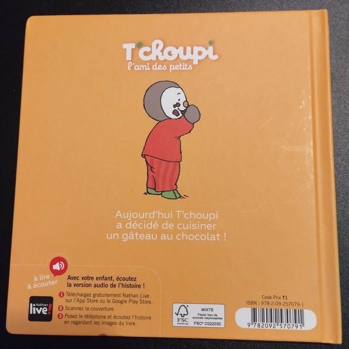 Livre enfant Nathan T'choupi fait un gâteau - photo numéro 2