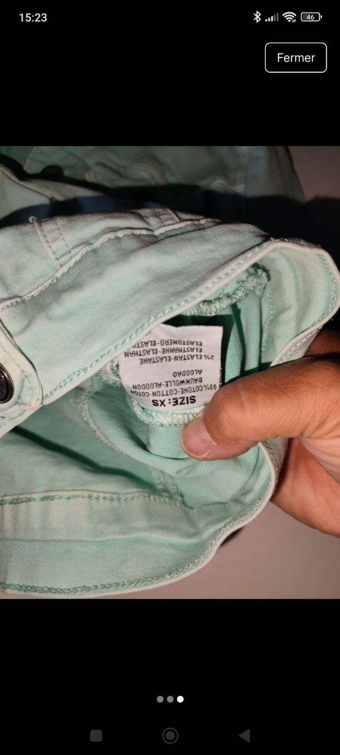 Veste jeans fille XS - photo numéro 3