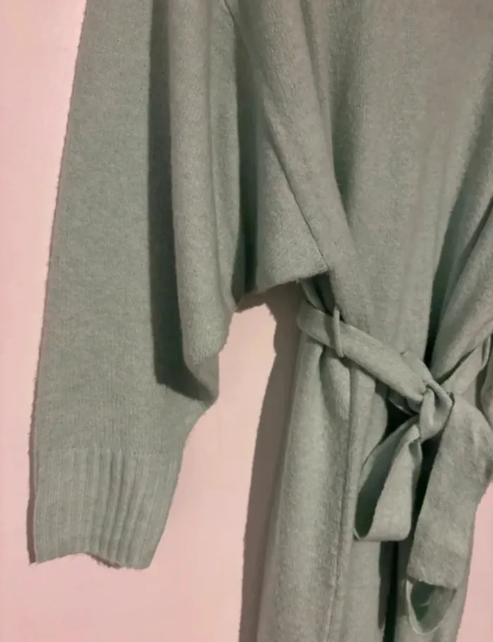 Robe pull Manoukian M vert menthe à col roulé - photo numéro 2