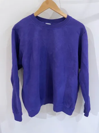 Crewneck Gildan plain full purple L womens