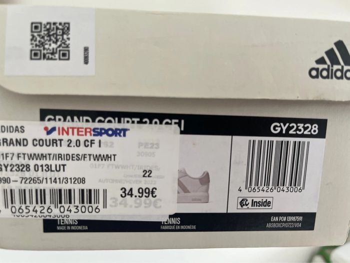 Baskets bébé fille adidas taille 22 bon état ! - photo numéro 5