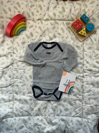 body manches longues gris absorba 12 mois