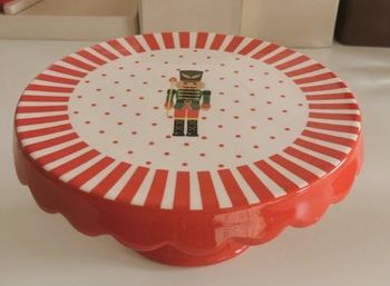 Plat gâteau Noël casse noisette