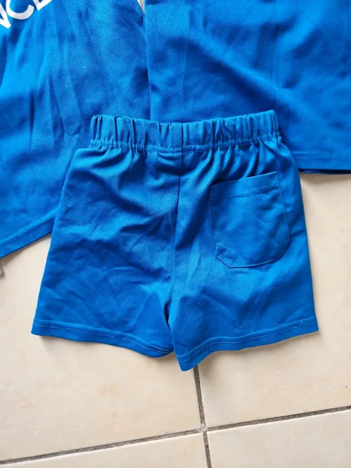 2 maillots + 1 short de foot France 3/4 ans - photo numéro 11