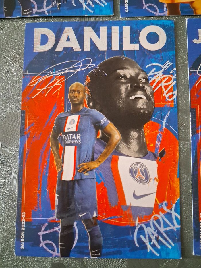 5 cartes joueurs PSG - photo numéro 2