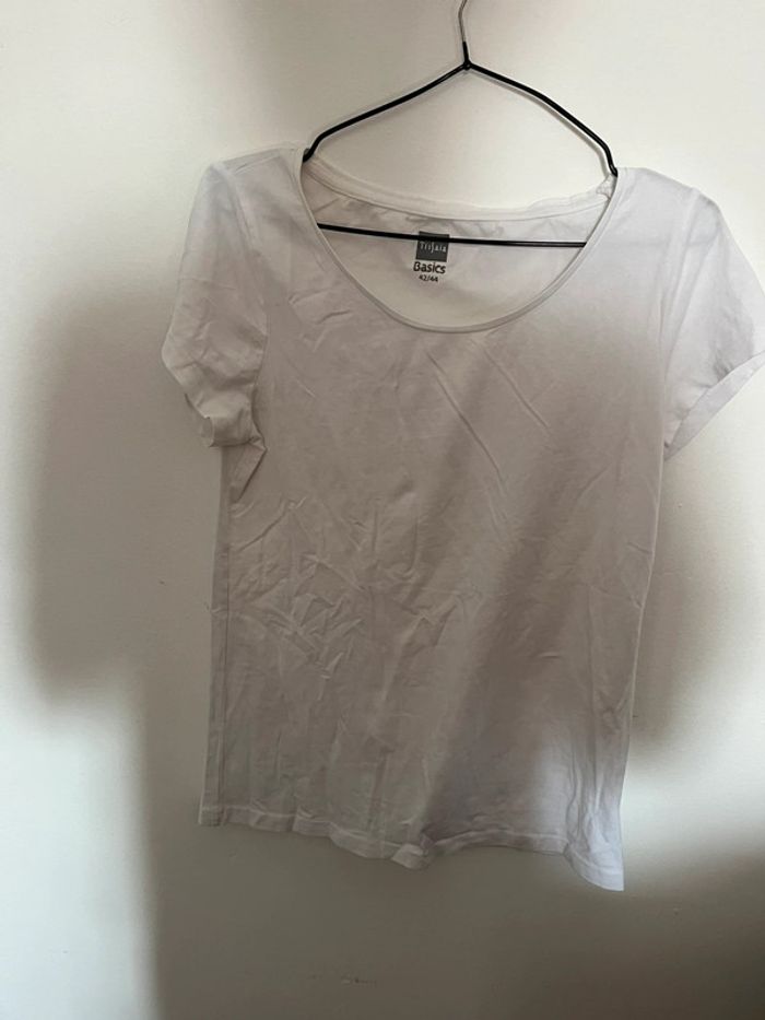 T-shirt tissaia blanc taille 42/44