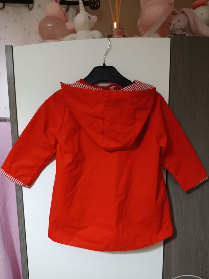 Imperméable rouge 9 mois - photo numéro 6