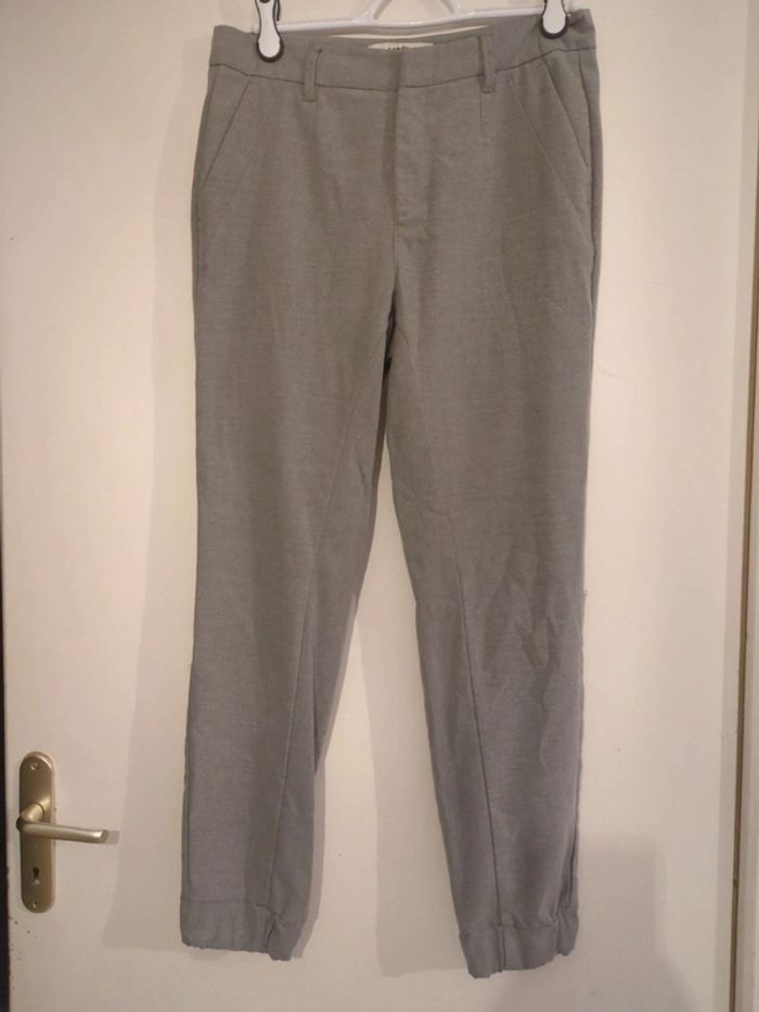 Pantalon gris femme 38 habillé Mexx Jessie bac 1