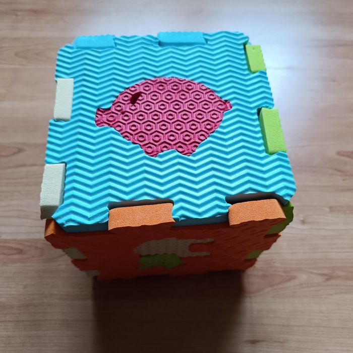 Cube puzzle en mousse bébé - photo numéro 4