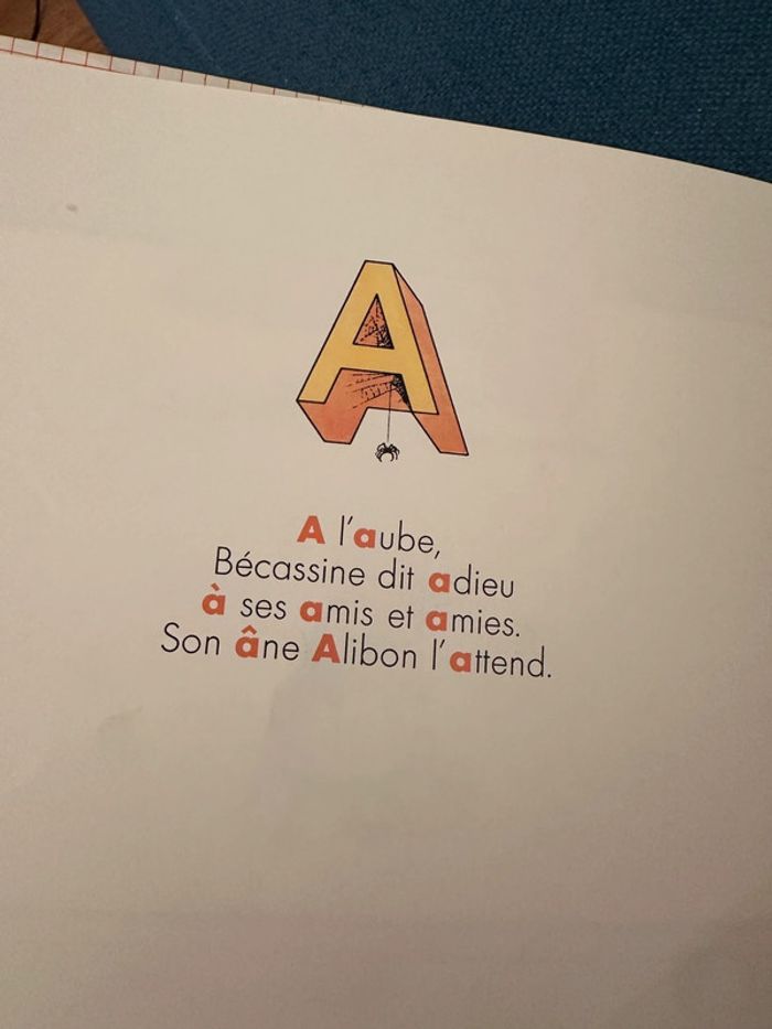 Livre ancien vintage cartonné Alphabet de Bécassine couverture âne Gautier Languereau - photo numéro 5