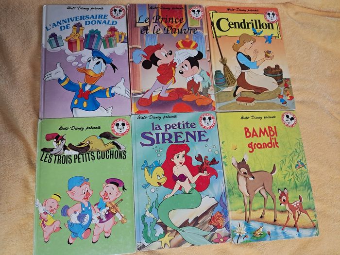 Lot de livres Disney vintage