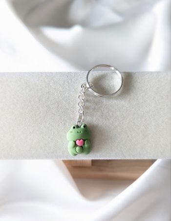 Porte clef grenouille