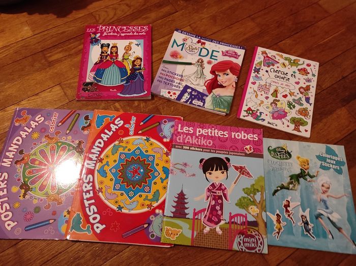 Lot livres d'activités fille mandalas - photo numéro 1