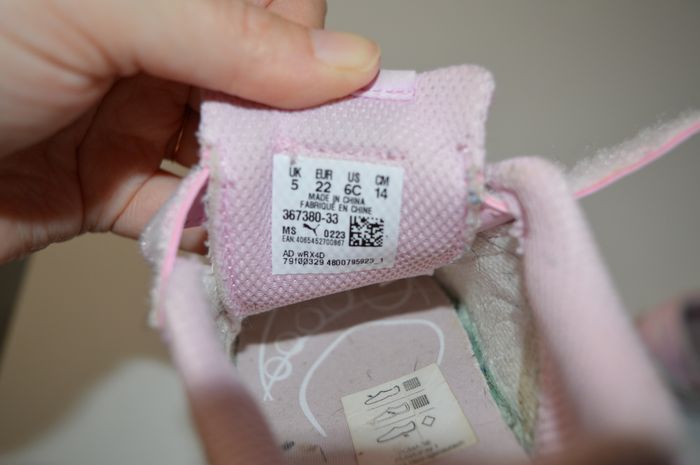 Baskets Roses Puma Pailletées - photo numéro 4