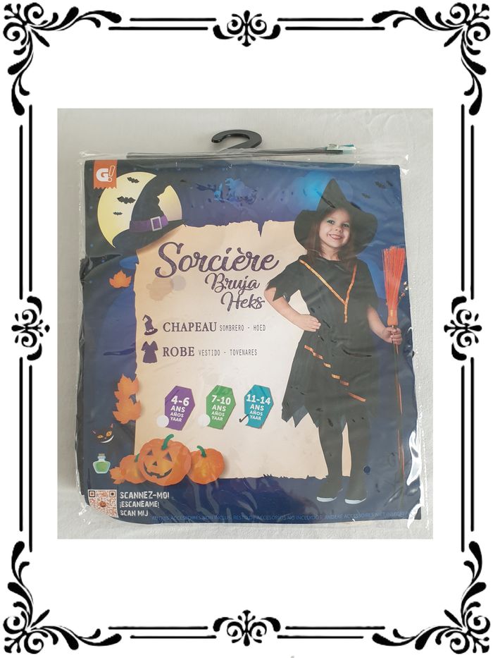 Déguisement de sorcière 11/14 ans.
