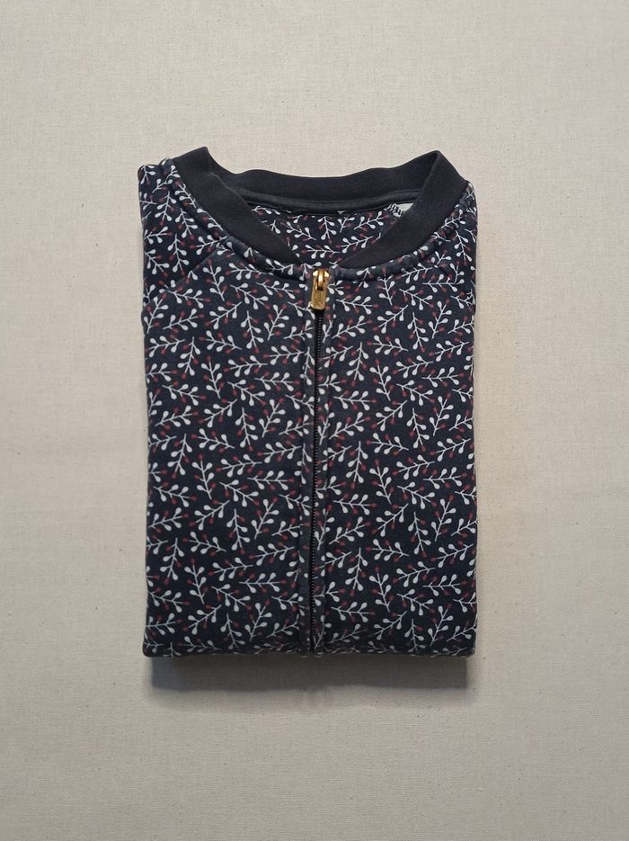 🧥 Veste zippée Okaïdi – Fille 12 ans – Bleu marine, blanc et rouge - photo numéro 5