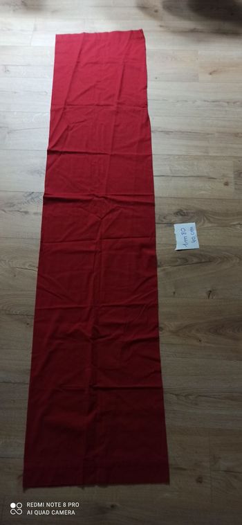 Taie d edredon rouge