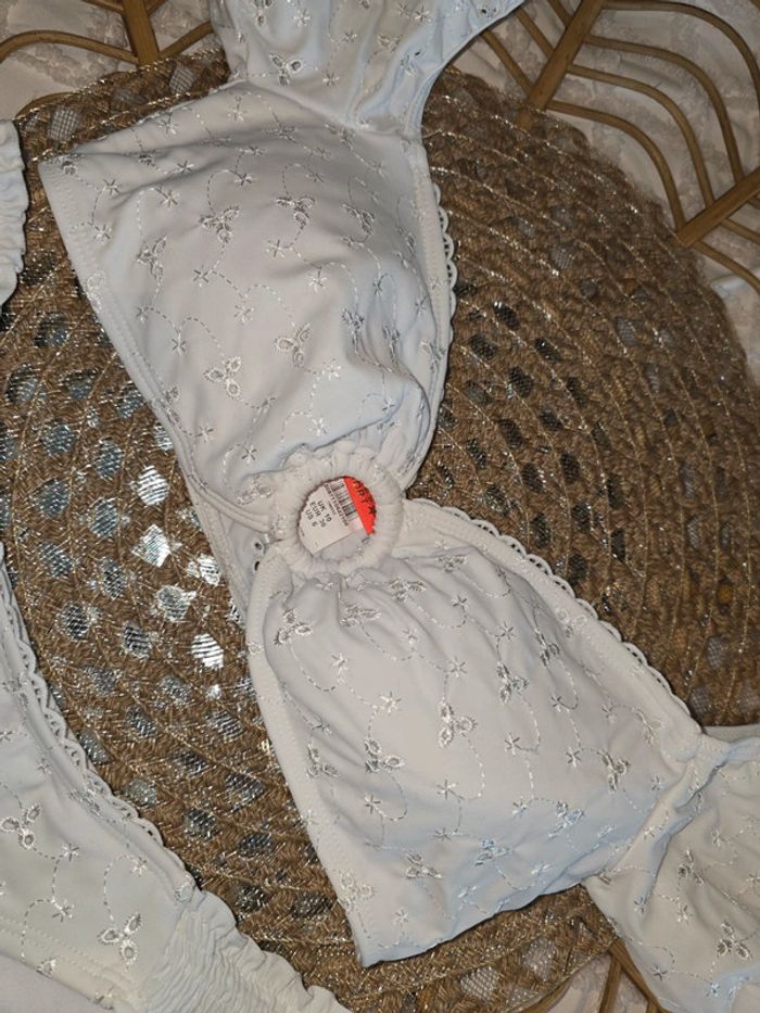 Maillot de bain blanc River Island - photo numéro 4