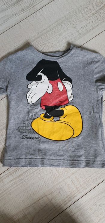 Tee-shirt manches courtes disneyland paris 4 ans