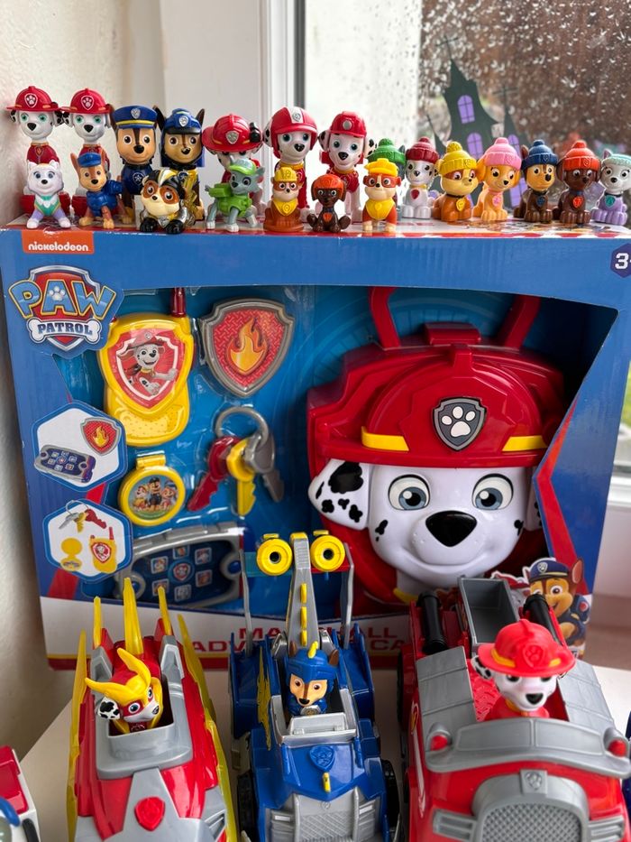 Gros lot de jouets pat patrouille - Circuit mighty meteor track set - véhicules mission spéciale - figurines - photo numéro 10