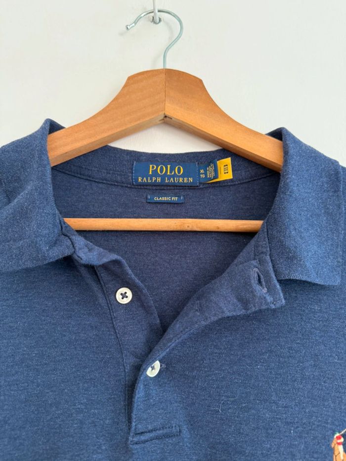 Polo Ralph Lauren Homme Bleu marine taille xl Classic Fit top etat - photo numéro 4