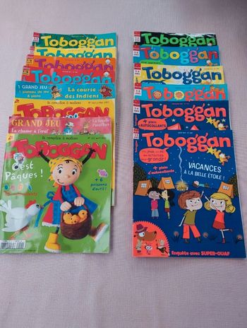 Lot de 12 magazines Toboggan