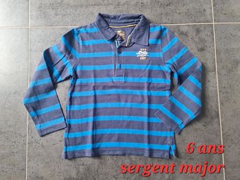 Polo manches longues 6 ans