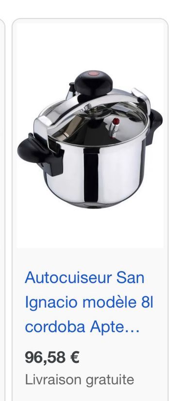 Autocuiseur neuf 8 l