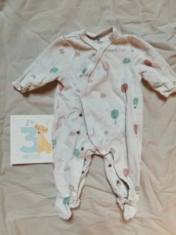 Pyjama croisé 3 mois