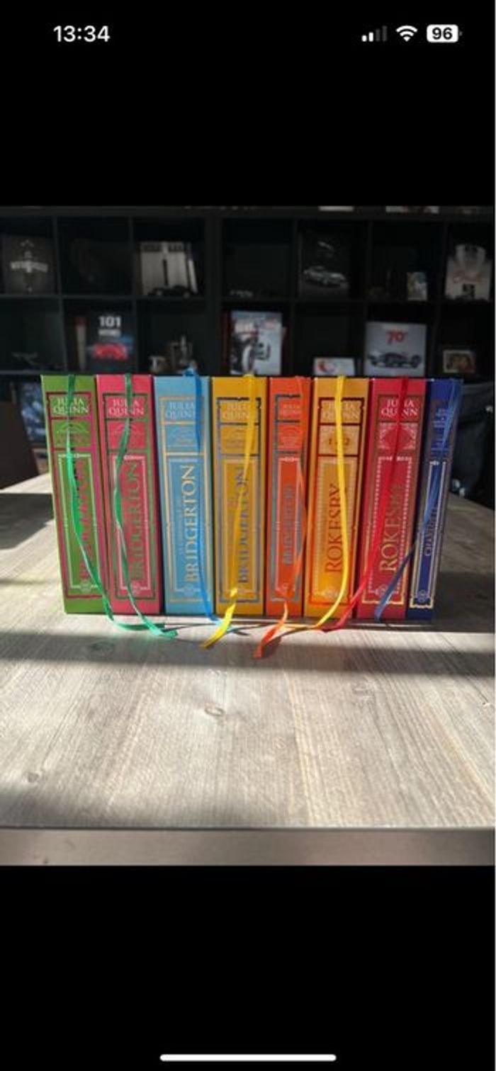 Lot de livres collector la chronique de bridgerton