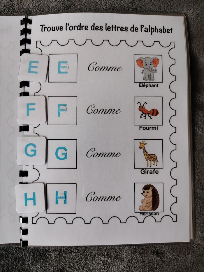 Livret d'activité l'alphabet conçu pour les enfants 2 ans et plus - photo numéro 5