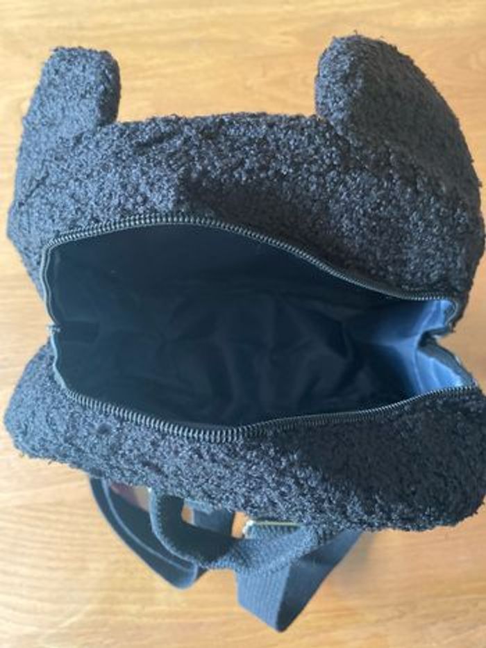 Sac a dos personnalisé pour enfant ourson noir - photo numéro 2