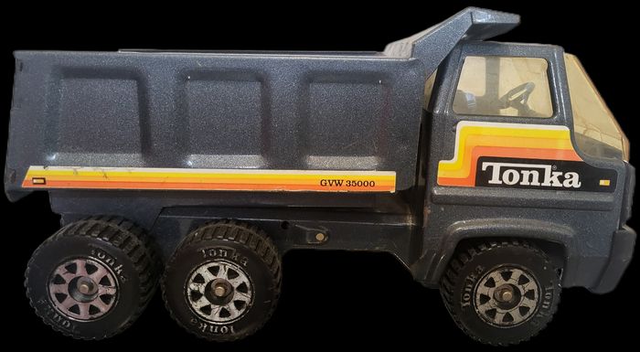 Camion en tôle, année 80s Tonka - photo numéro 5