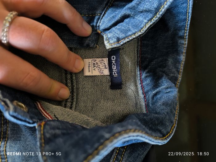 Veste en jeans et doudoune sans manche 6 ans garçon - photo numéro 4
