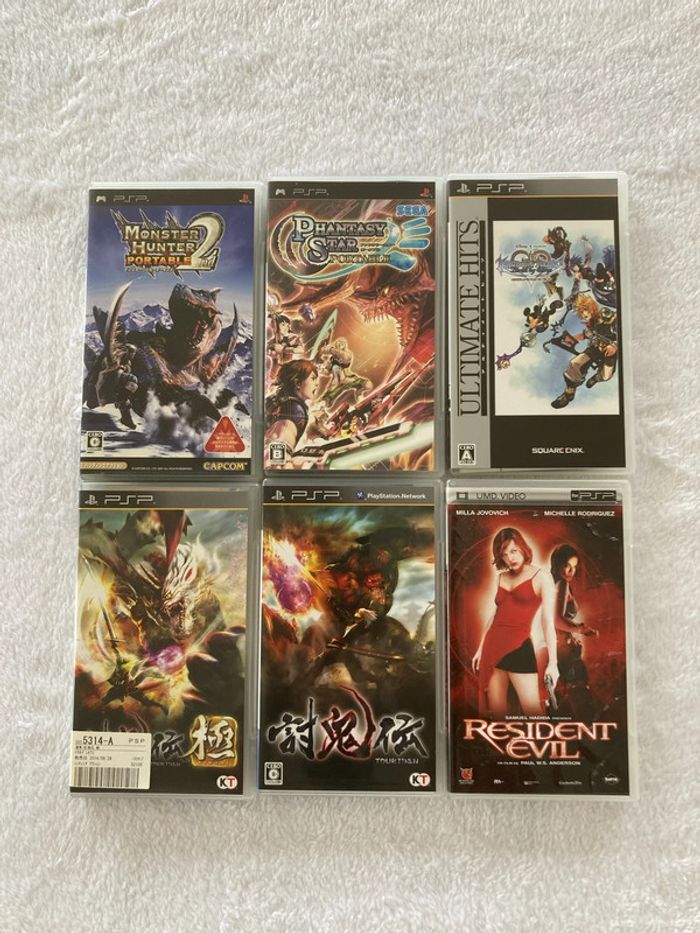 Lot jeux PSP