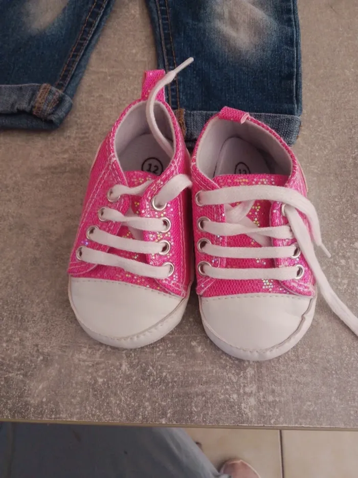 Ensemble 4 pièces bébé fille 6 mois - photo numéro 2