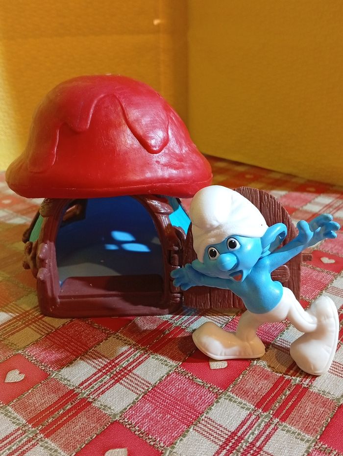 Schtroumpfement jolie maison schleich - photo numéro 3