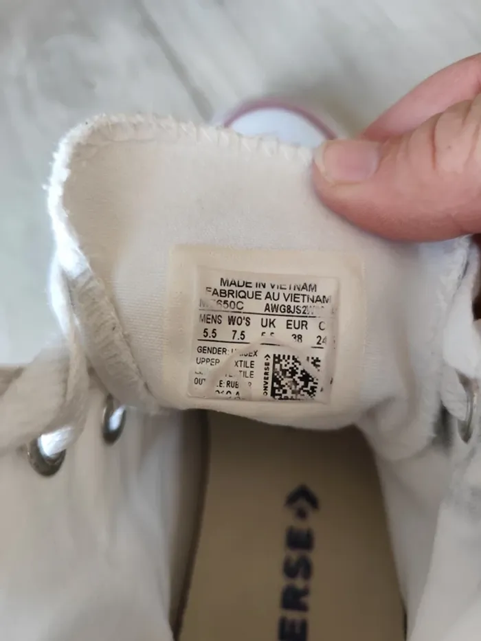 Converse haute blanche - photo numéro 8