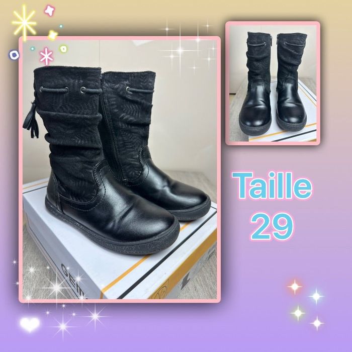 Bottes hiver à semelles pailletée - taille 29