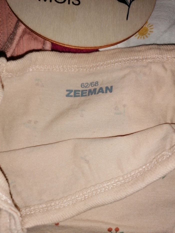 Lot 3 bodies bretelle zeeman - photo numéro 5