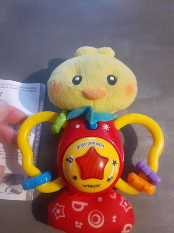 Hochet musical et lumineux poussin