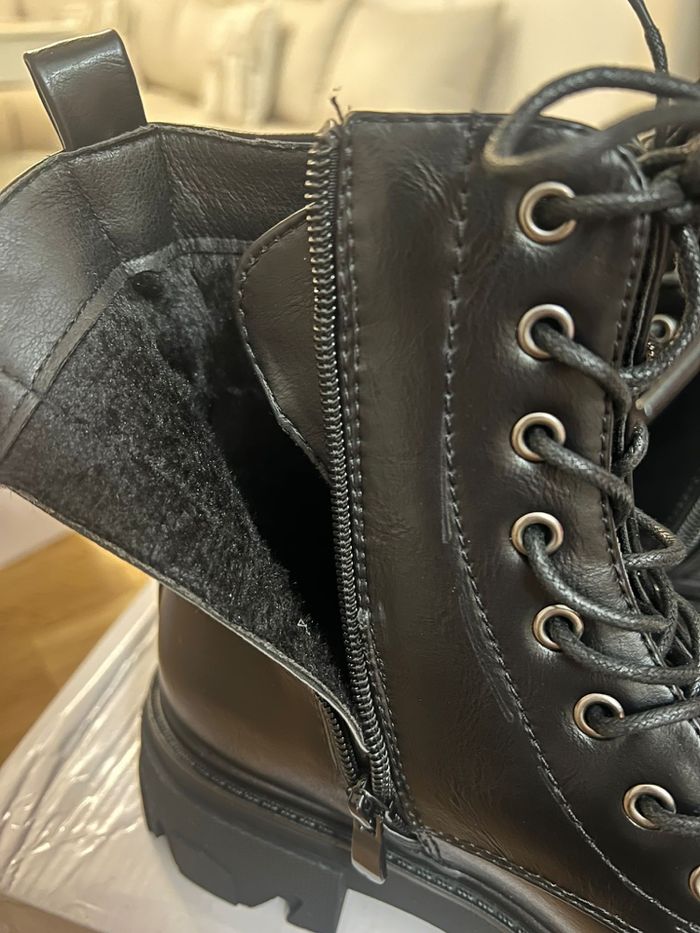 Bottine noir style rangers - photo numéro 4