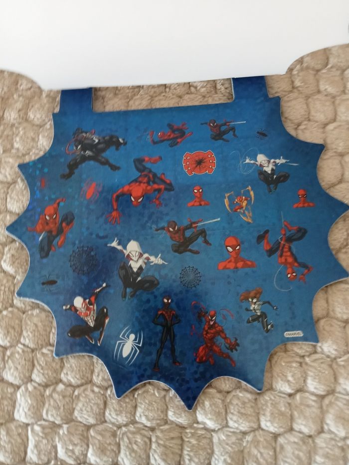 Carnet de 6 fiches stickers spiderman - photo numéro 2